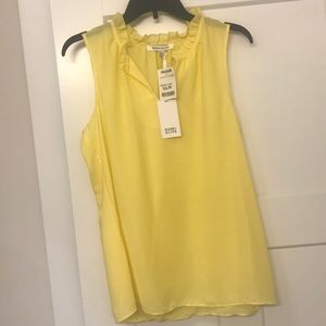 New Sheer Yellow Top